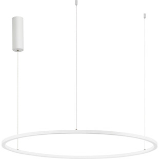 Lampa wisząca nowoczesna okrągła Cirkel LED 80cm biała