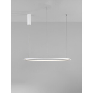 Lampa wisząca nowoczesna okrągła Cirkel LED 80cm biała