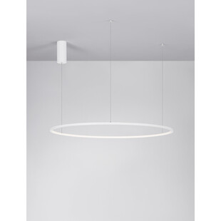 Lampa wisząca nowoczesna okrągła Cirkel LED 100cm biała