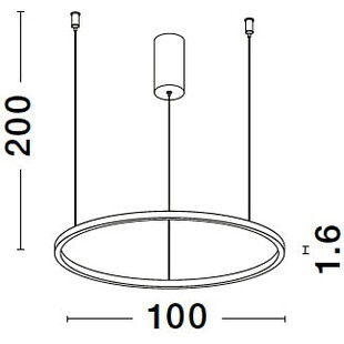 Lampa Wisząca Cirkel LED - Nowoczesny Design | Decolab24