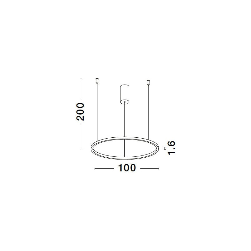 Lampa Wisząca Cirkel LED - Nowoczesny Design | Decolab24