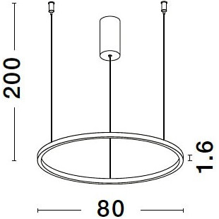 Lampa wisząca LED Cirkel - nowoczesny design | Decolab24