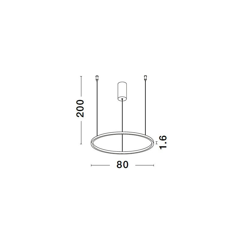 Lampa wisząca LED Cirkel - nowoczesny design | Decolab24