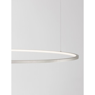 Lampa wisząca nowoczesna okrągła Cirkel LED 100cm szczotkowane srebro