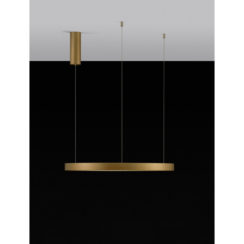 Lampa Wisząca LED Bunder - Złoto Szczotkowane | Decolab24