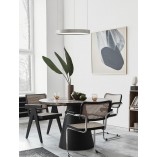 Lampa wisząca LED Bunder - Srebrna, Okrągła | Decolab24