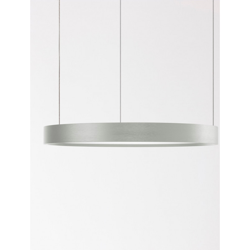 Lampa wisząca LED Bunder - Srebrna, Okrągła | Decolab24