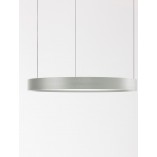 Lampa wisząca LED Bunder - Srebrna, Okrągła | Decolab24
