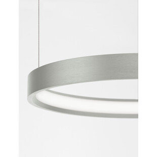 Lampa wisząca LED Bunder - Srebrna, Okrągła | Decolab24