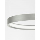 Lampa wisząca LED Bunder - Srebrna, Okrągła | Decolab24
