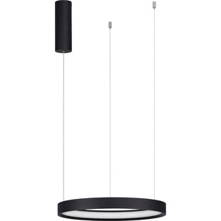 Lampa wisząca okrągła Bunder LED 40cm czarna
