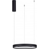 Lampa wisząca LED Bunder | Czarna, 40cm | Decolab24