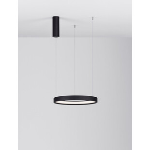 Lampa wisząca okrągła Bunder LED 40cm czarna