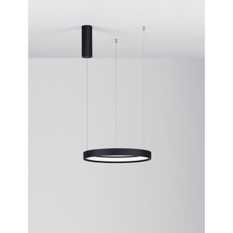Lampa wisząca LED Bunder | Czarna, 40cm | Decolab24
