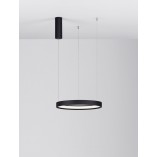 Lampa wisząca LED Bunder | Czarna, 40cm | Decolab24