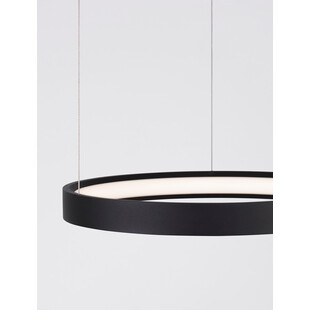 Lampa wisząca LED Bunder | Czarna, 40cm | Decolab24