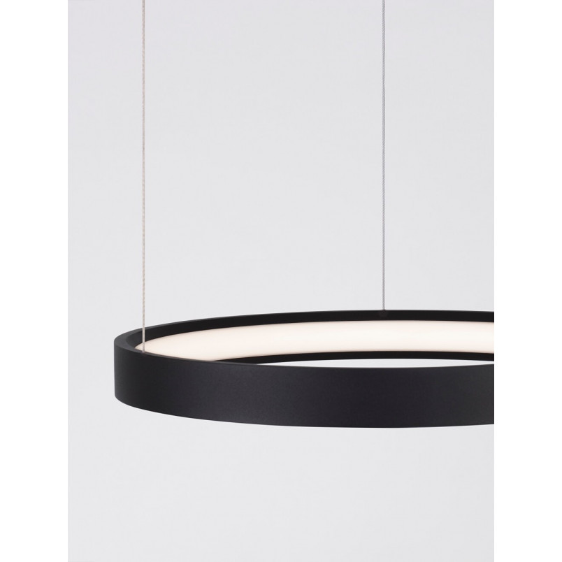 Lampa wisząca LED Bunder | Czarna, 40cm | Decolab24