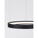 Lampa wisząca LED Bunder | Czarna, 40cm | Decolab24