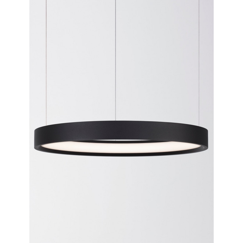 Lampa wisząca LED Bunder | Czarna, 40cm | Decolab24