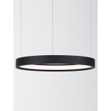 Lampa wisząca LED Bunder | Czarna, 40cm | Decolab24