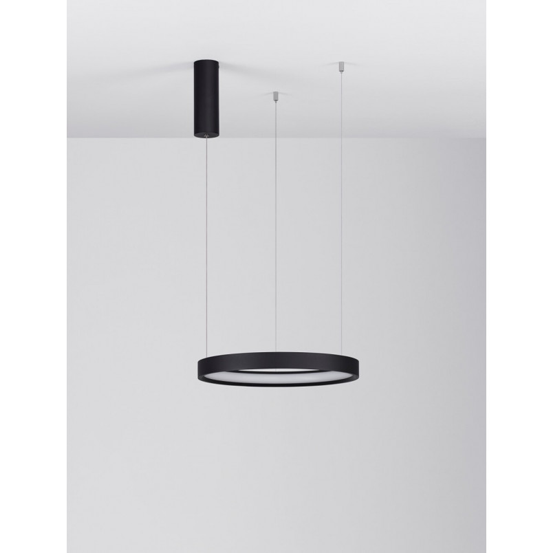 Lampa wisząca LED Bunder | Czarna, 40cm | Decolab24