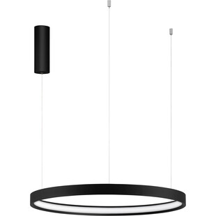 Lampa wisząca okrągła Bunder LED 60cm czarna