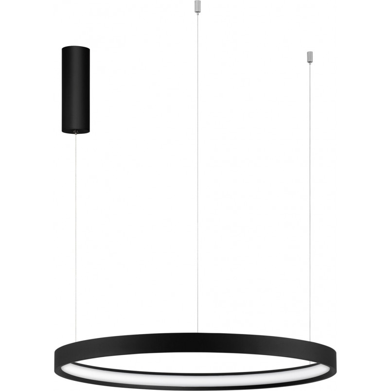 Lampa wisząca okrągła Bunder LED 60cm czarna