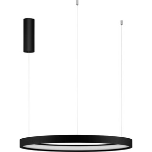 Lampa wisząca okrągła Bunder LED 60cm czarna