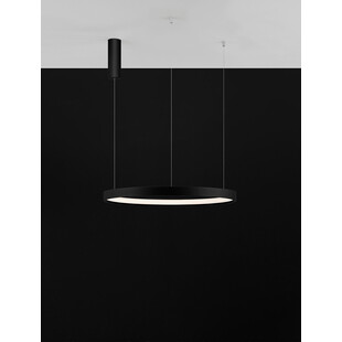 Lampa wisząca okrągła Bunder LED 60cm czarna