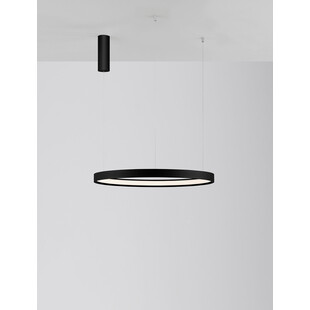 Lampa wisząca okrągła Bunder LED 60cm czarna