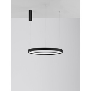 Lampa wisząca okrągła Bunder LED 60cm czarna