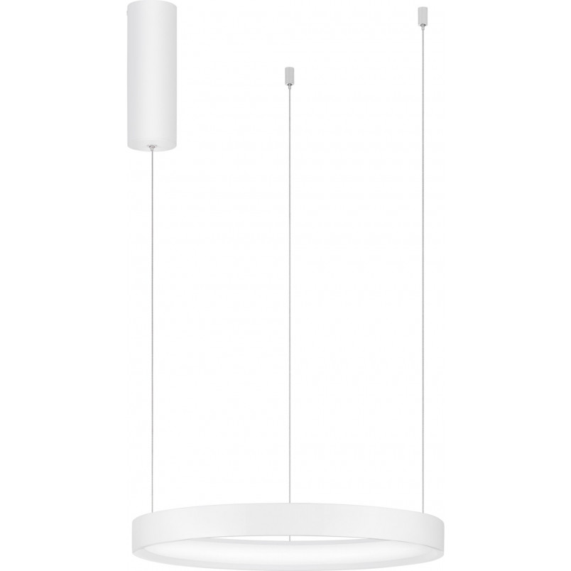 Lampa Wisząca LED Bunder 40cm Biała - Nowoczesny Design