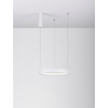 Lampa Wisząca LED Bunder 40cm Biała - Nowoczesny Design