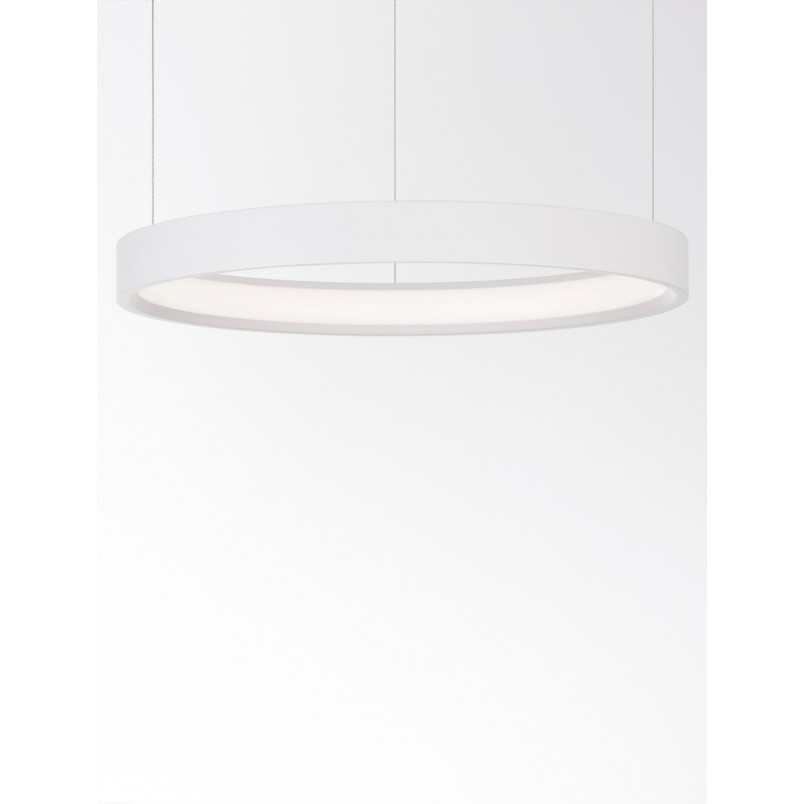 Lampa Wisząca LED Bunder 40cm Biała - Nowoczesny Design