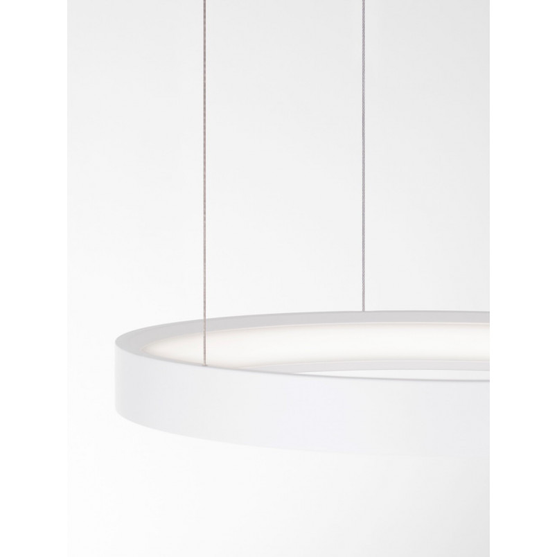 Lampa Wisząca LED Bunder 40cm Biała - Nowoczesny Design