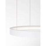 Lampa Wisząca LED Bunder 40cm Biała - Nowoczesny Design