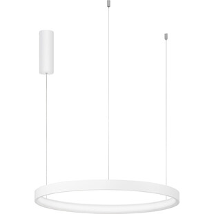 Lampa wisząca okrągła Bunder LED 60cm biała