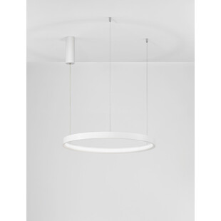 Lampa wisząca okrągła Bunder LED 60cm biała