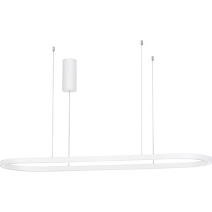Lampa wisząca LED Ovalis 120cm biała | Decolab24