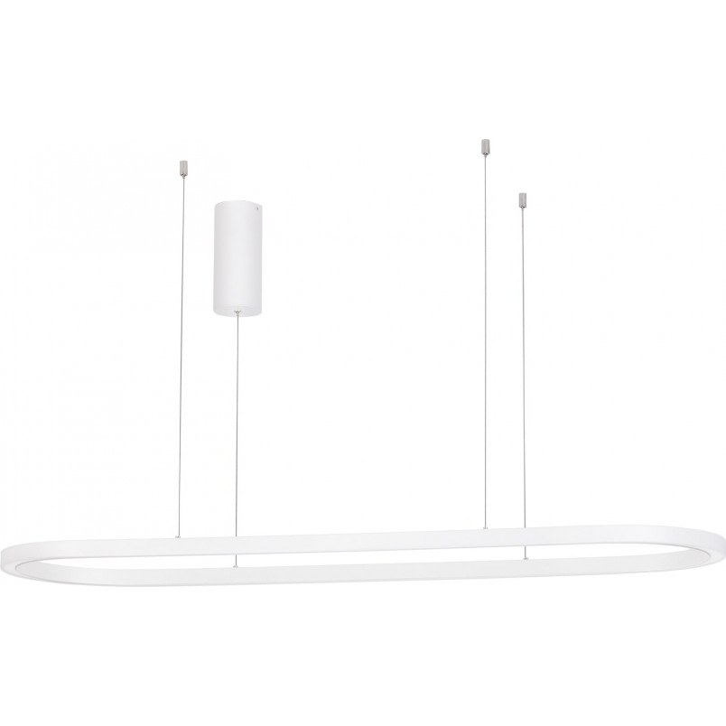 Lampa wisząca LED Ovalis 120cm biała | Decolab24