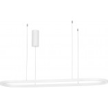 Lampa wisząca LED Ovalis 120cm biała | Decolab24