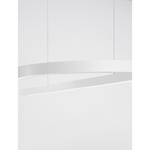 Lampa wisząca LED Ovalis 120cm biała | Decolab24
