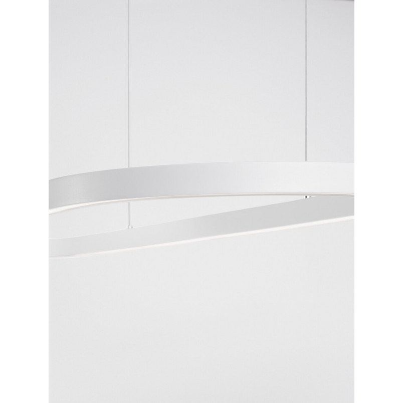 Lampa wisząca LED Ovalis 120cm biała | Decolab24