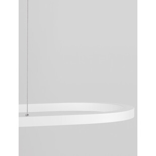 Lampa wisząca LED Ovalis 120cm biała | Decolab24