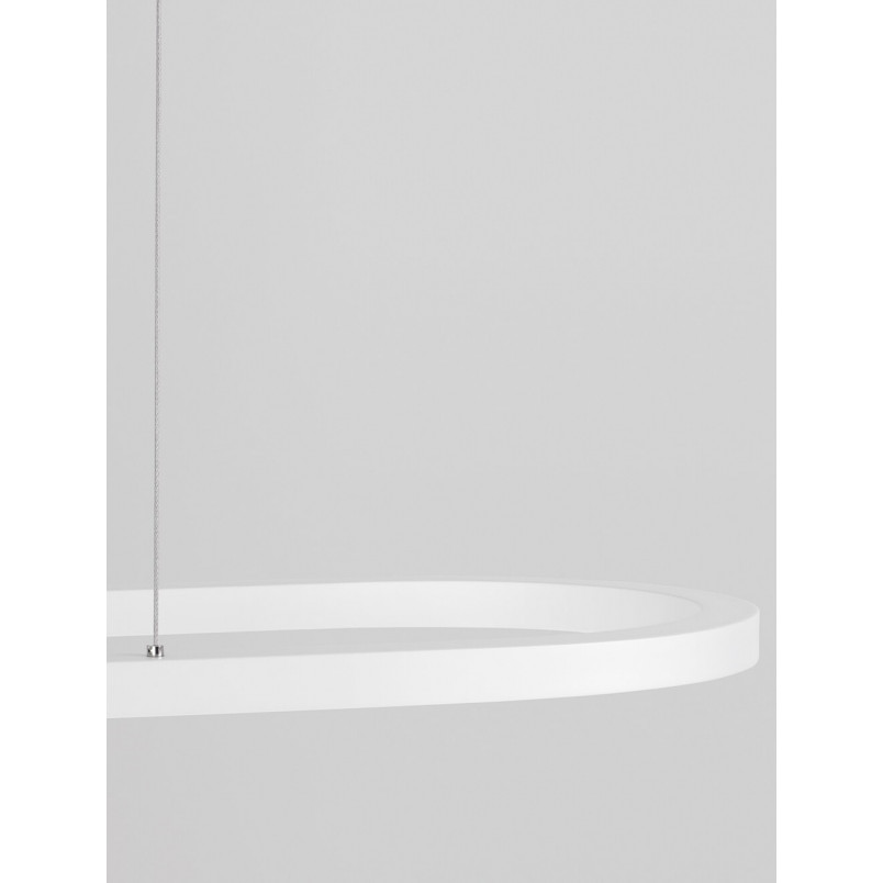 Lampa wisząca LED Ovalis 120cm biała | Decolab24