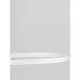 Lampa wisząca LED Ovalis 120cm biała | Decolab24