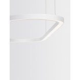 Lampa wisząca LED Ovalis 120cm biała | Decolab24