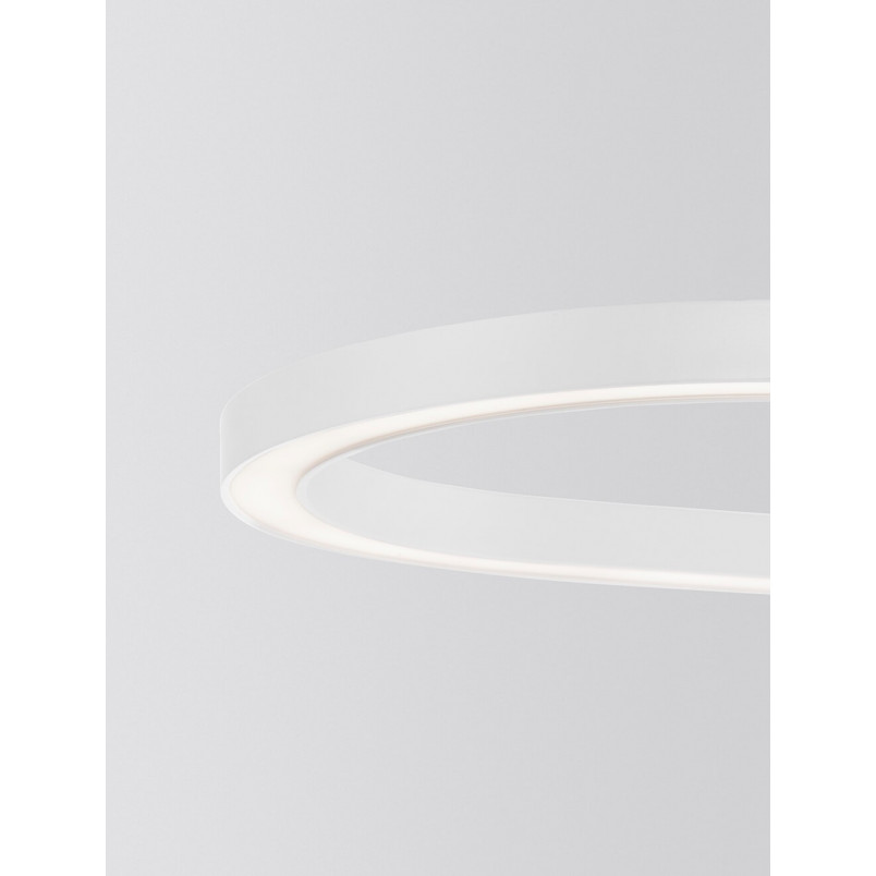 Lampa wisząca LED Ovalis 120cm biała | Decolab24