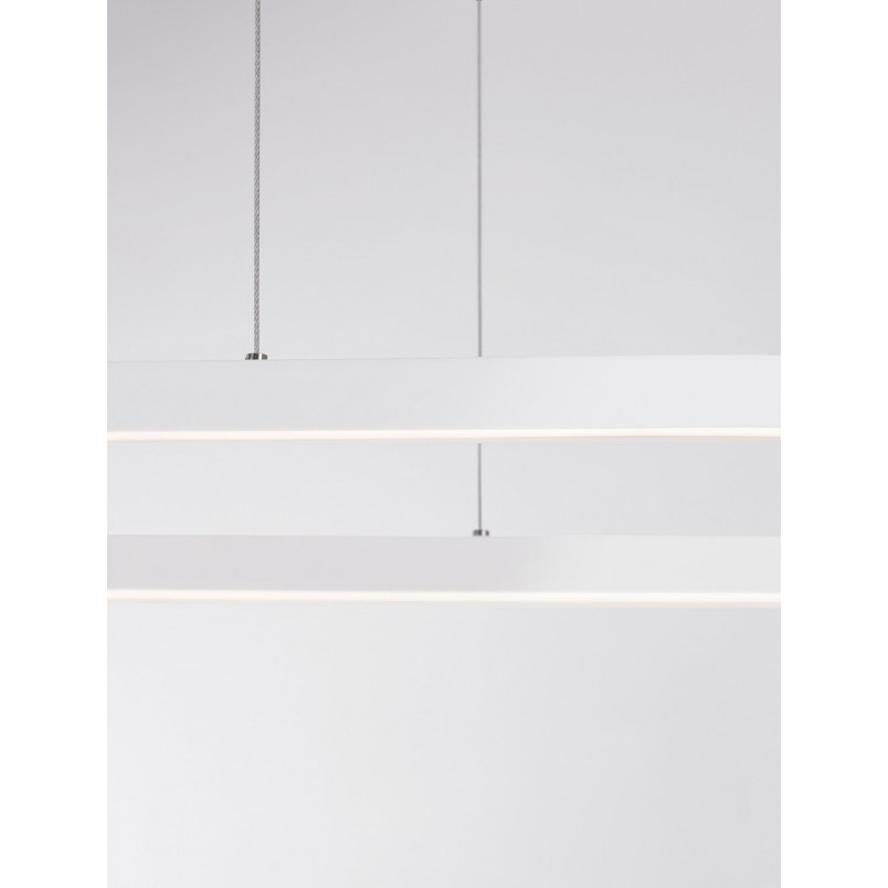 Lampa wisząca LED Ovalis 120cm biała | Decolab24
