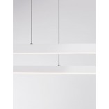 Lampa wisząca LED Ovalis 120cm biała | Decolab24